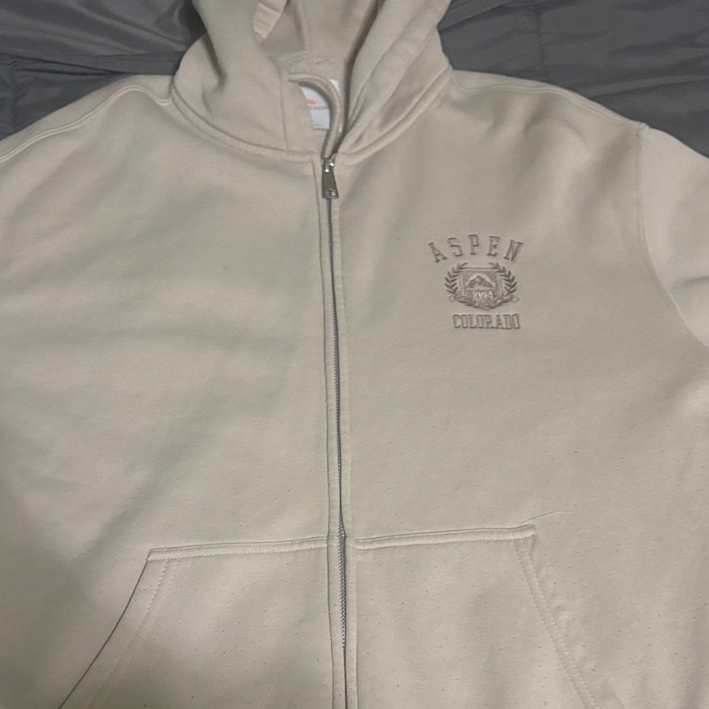 Aspen Colorado Cream Hoodie